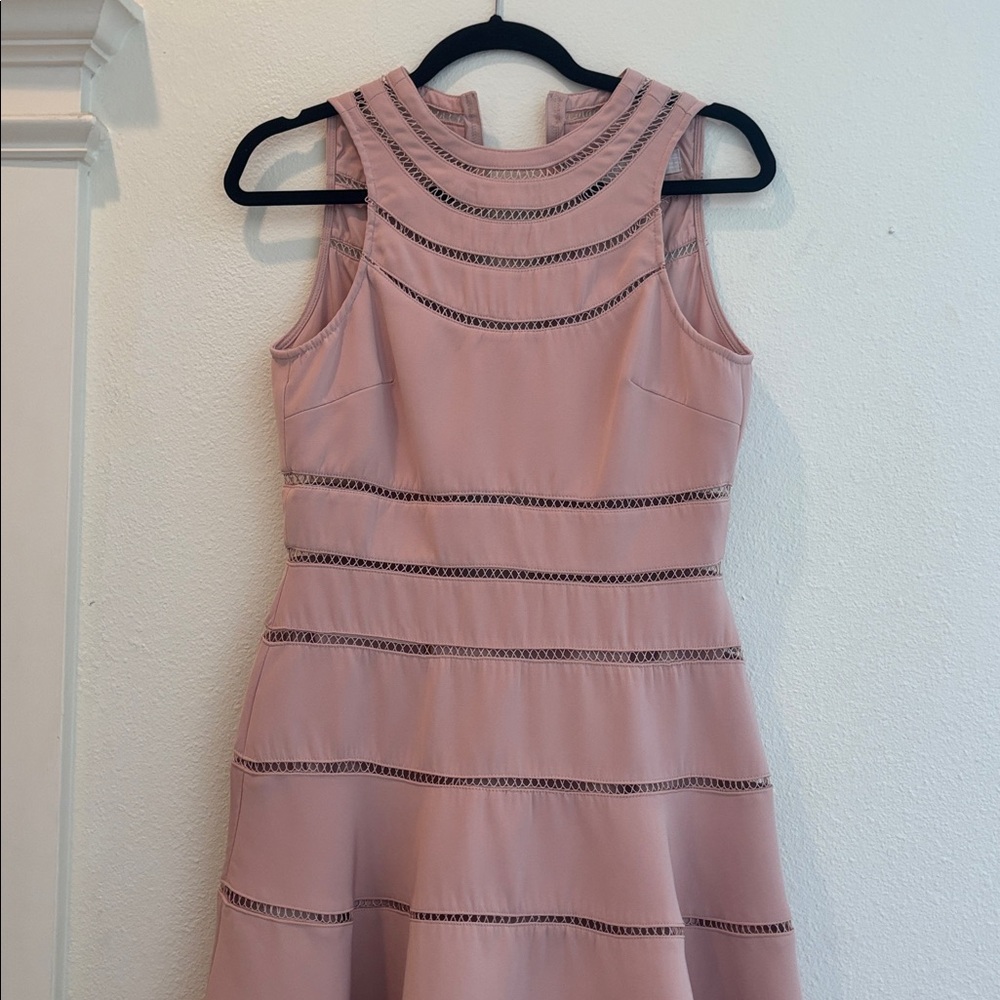KEEPSAKE the Label Blush Dress with Cutout Accents